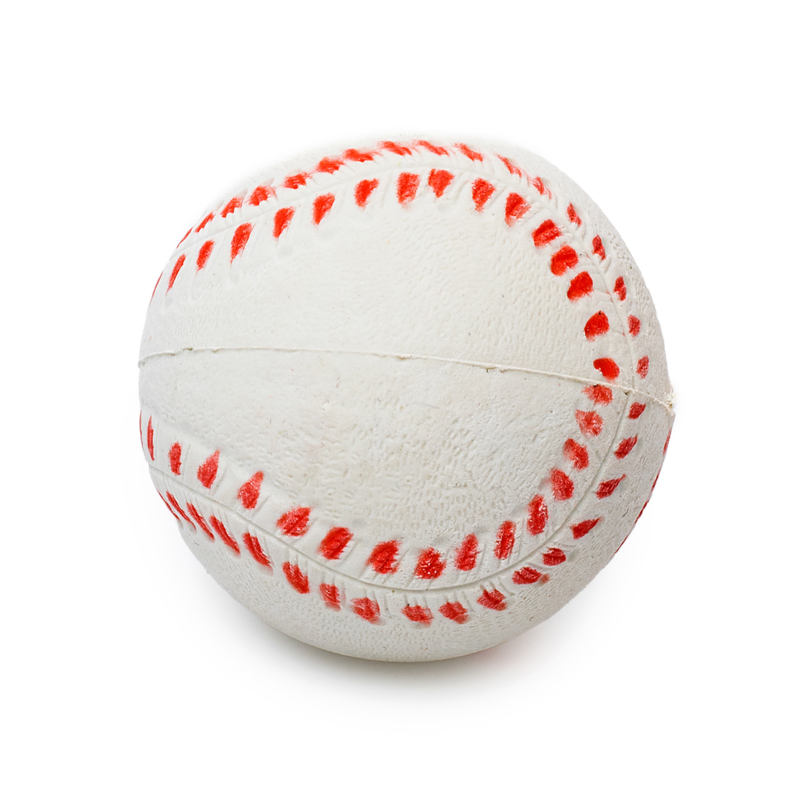 Игрушка для собак из пенорезины DUVO+ Мяч бейсбольный, белый, 3.5см