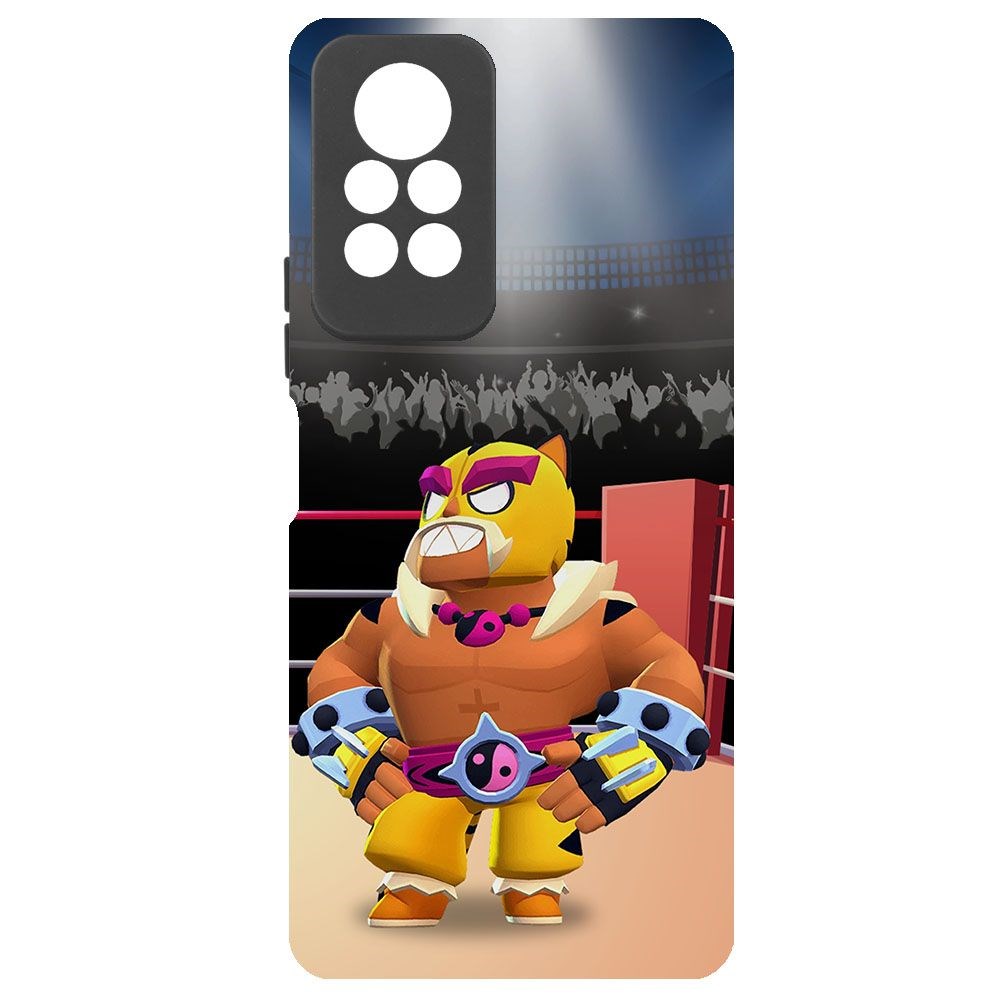 

Чехол-накладка Krutoff Софт Кейс Brawl Stars - Эль Тигро для INFINIX Note 11 Pro черный
