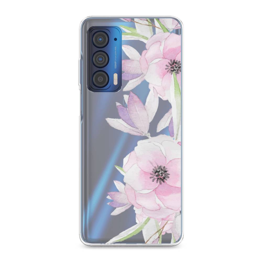 

Чехол Awog на Motorola Edge (2021) "Нежные анемоны", Разноцветный, 242950-8