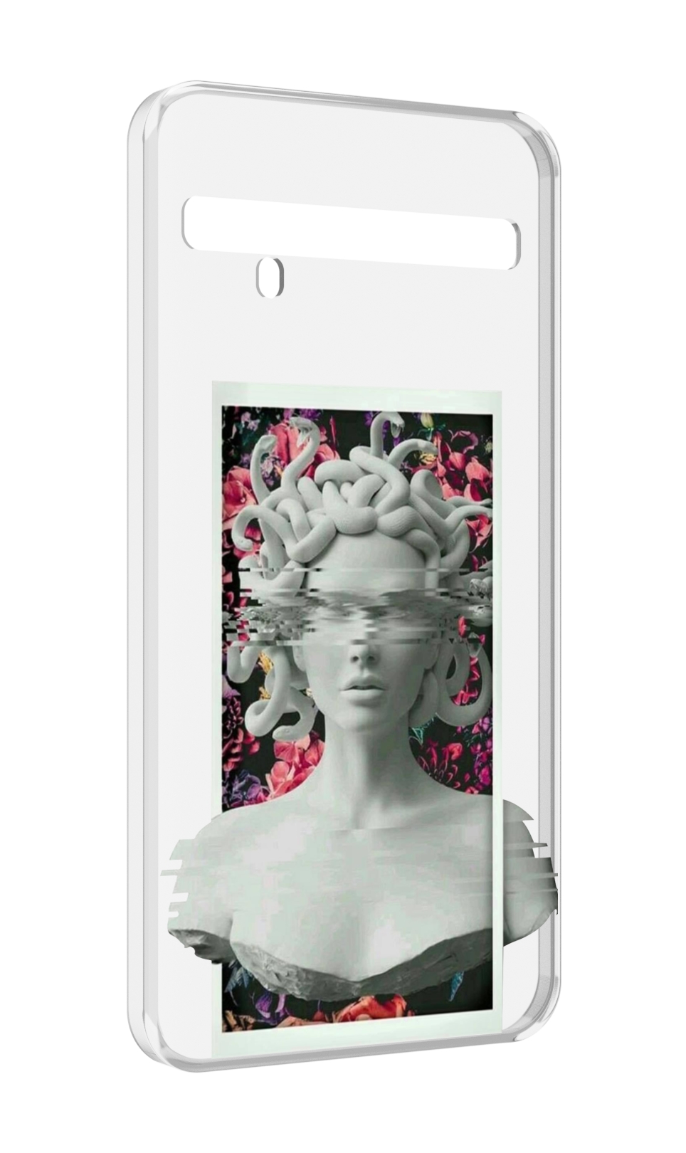 

Чехол MyPads статуя-медузы для TCL 10 Pro / TCL 10 + Plus, Прозрачный, Tocco