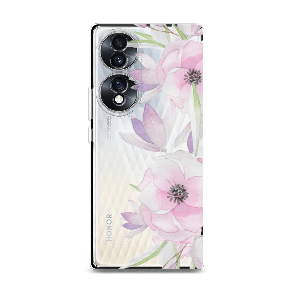 

Чехол Awog на Honor 70 "Нежные анемоны", Разноцветный, 6108250-8