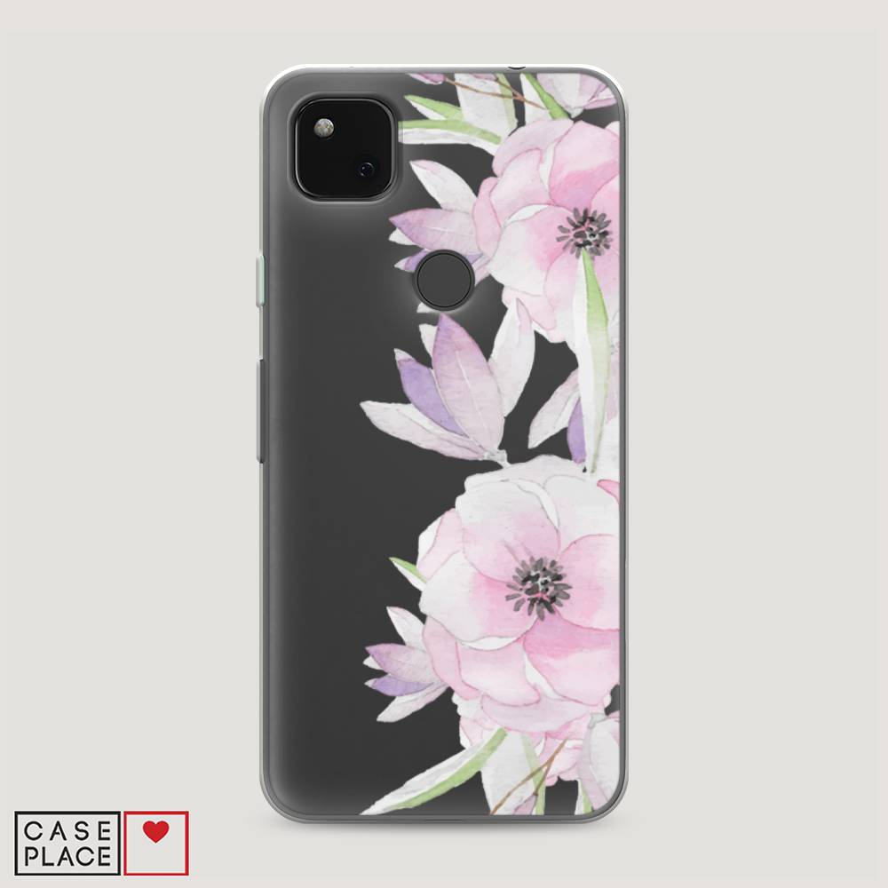 

Чехол Awog на Google Pixel 4A "Нежные анемоны", Разноцветный, 270650-8