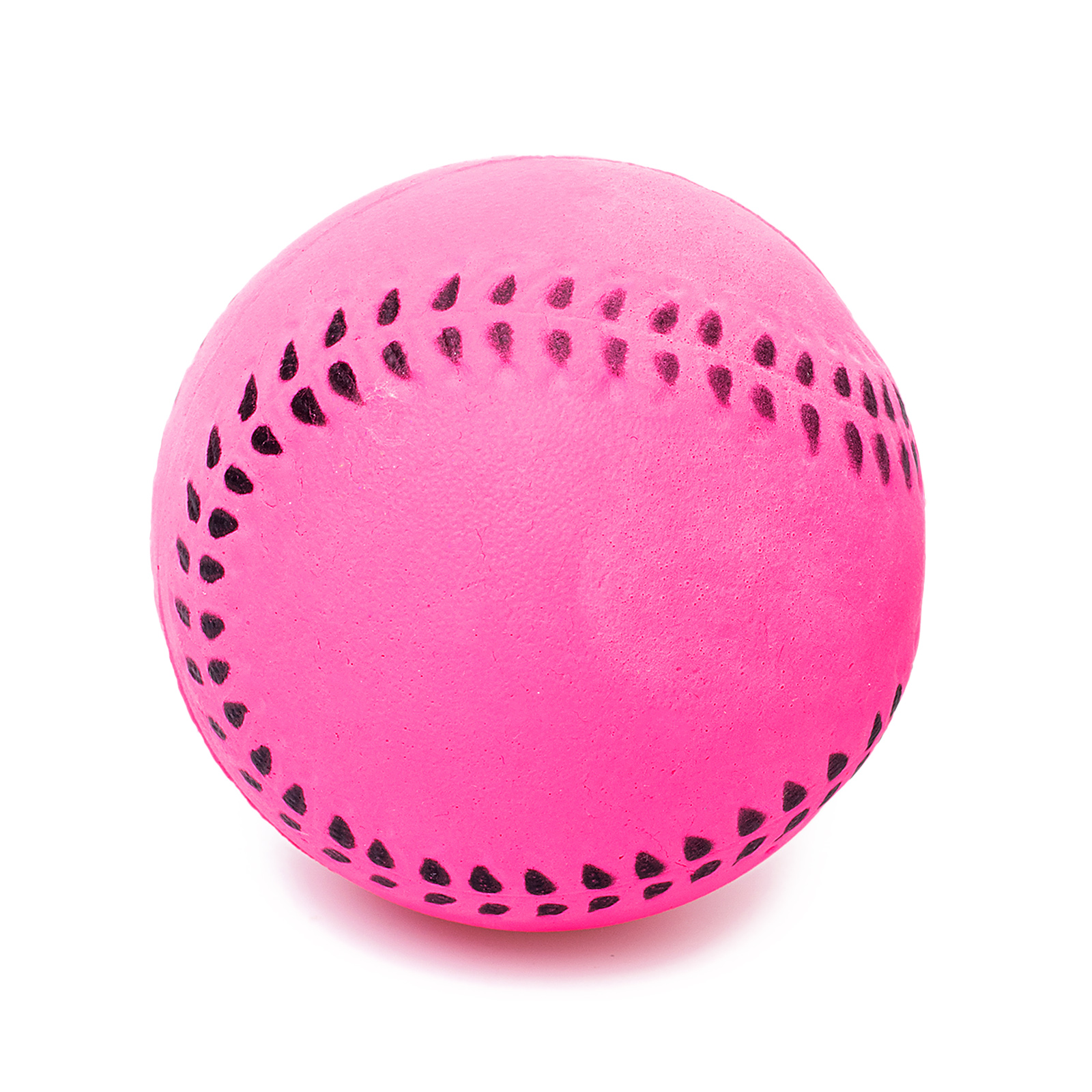 Игрушка для собак из пенорезины DUVO+ Мяч бейсбольный, розовый, 6см
