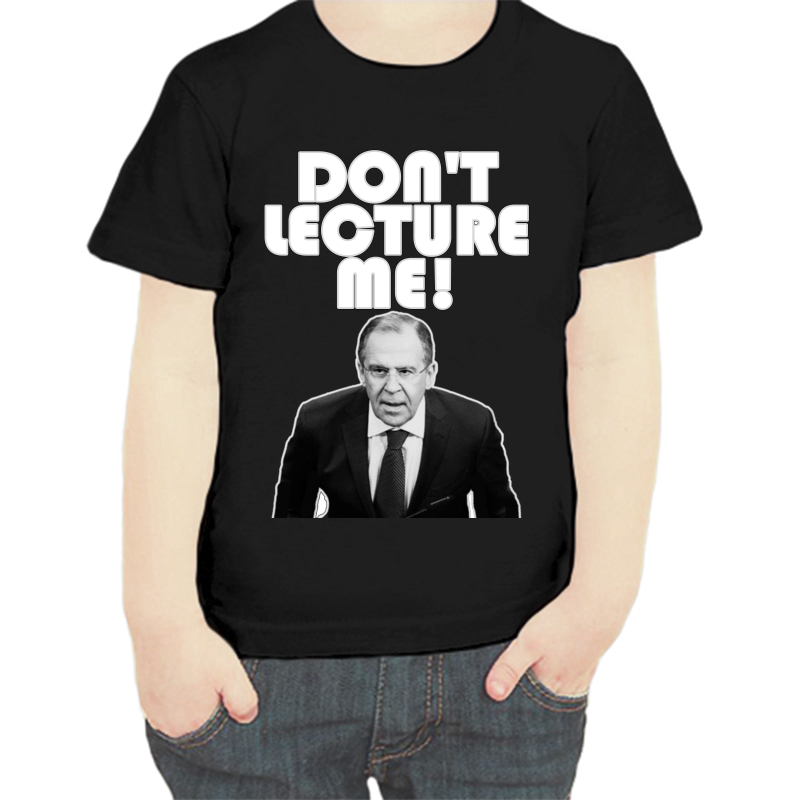 

Футболка мальчику черная 34 р-р Лавров dont lecture me, Черный, fdm_lavrov_dont_lecture_me