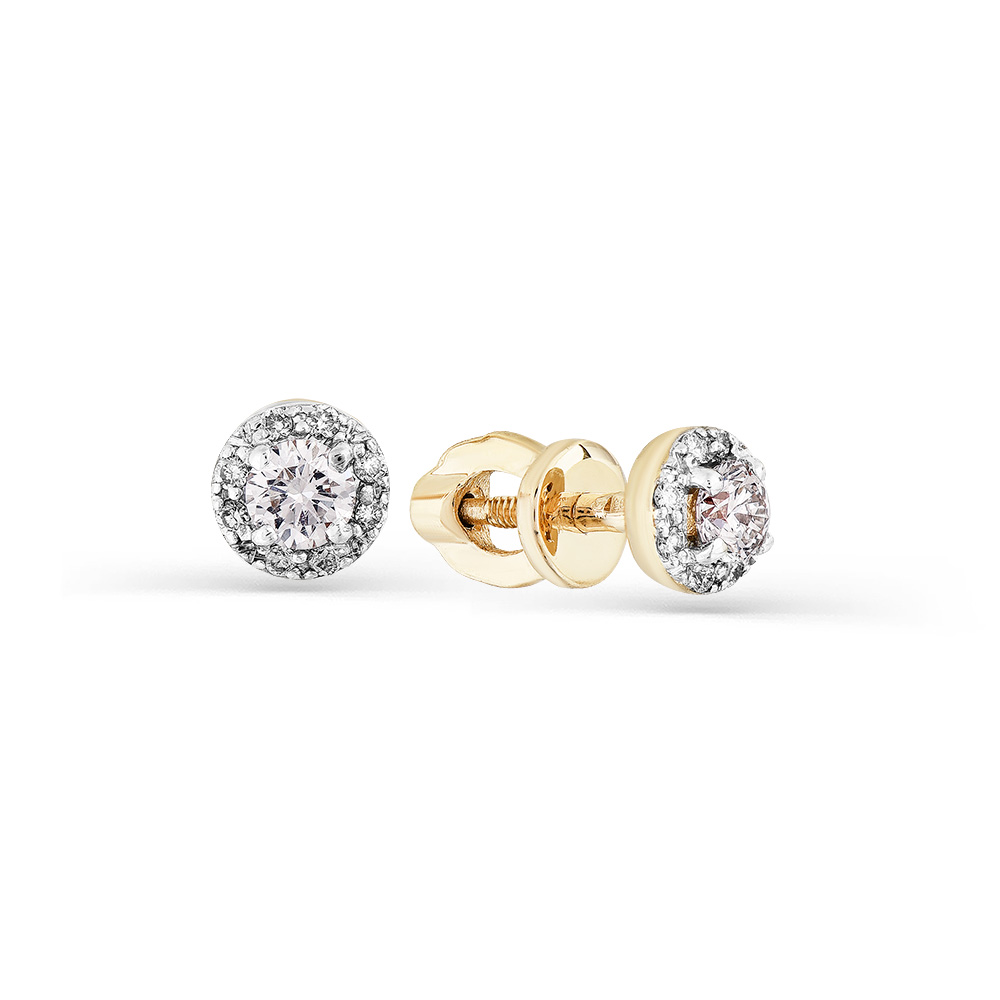 

Серьги пусеты из желтого золота с бриллиантом Master Brilliant 2-302109-00-00, 2-302109-00-00