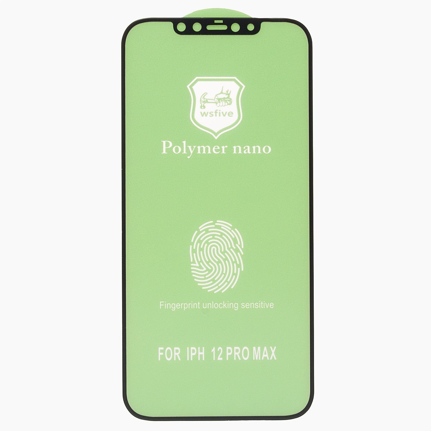 фото Защитная плёнка kurato rori для apple iphone 12 pro max polymer матовая black 119488