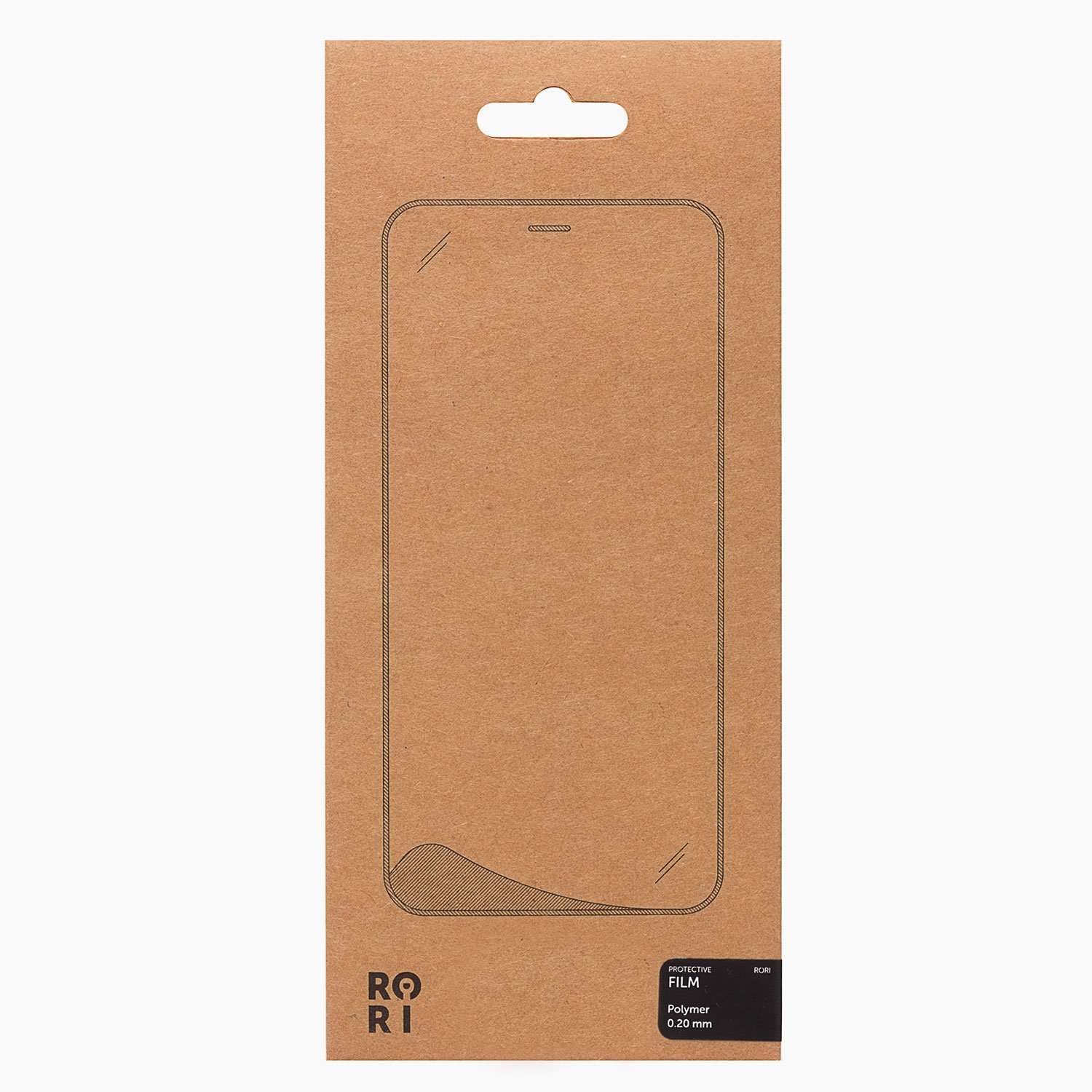 фото Защитная плёнка kurato rori для apple iphone 12/iphone 12 pro polymer матовая black 119489