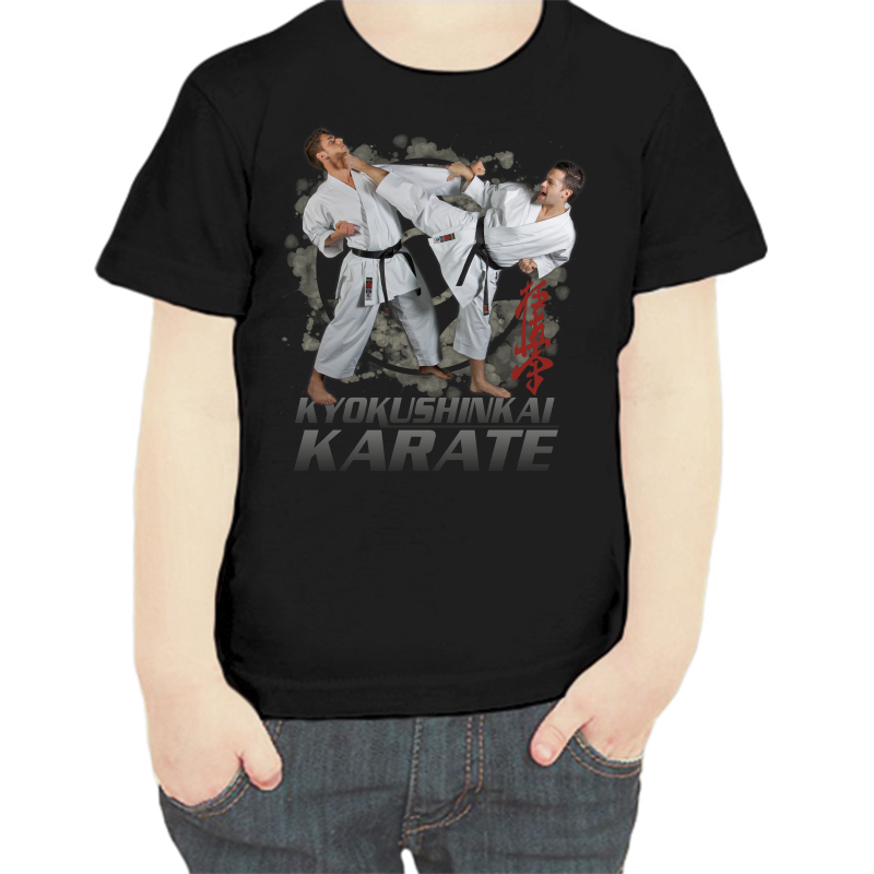 

Футболка мальчику черная 30 р-р Киокушин каратэ, Черный, fdm_kyokushinkal_karate