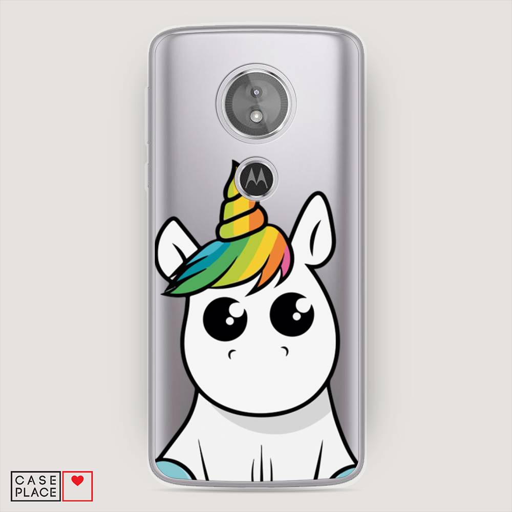 

Силиконовый чехол "Глазастый единорог" на Motorola Moto G6 Play, Глазастый единорог