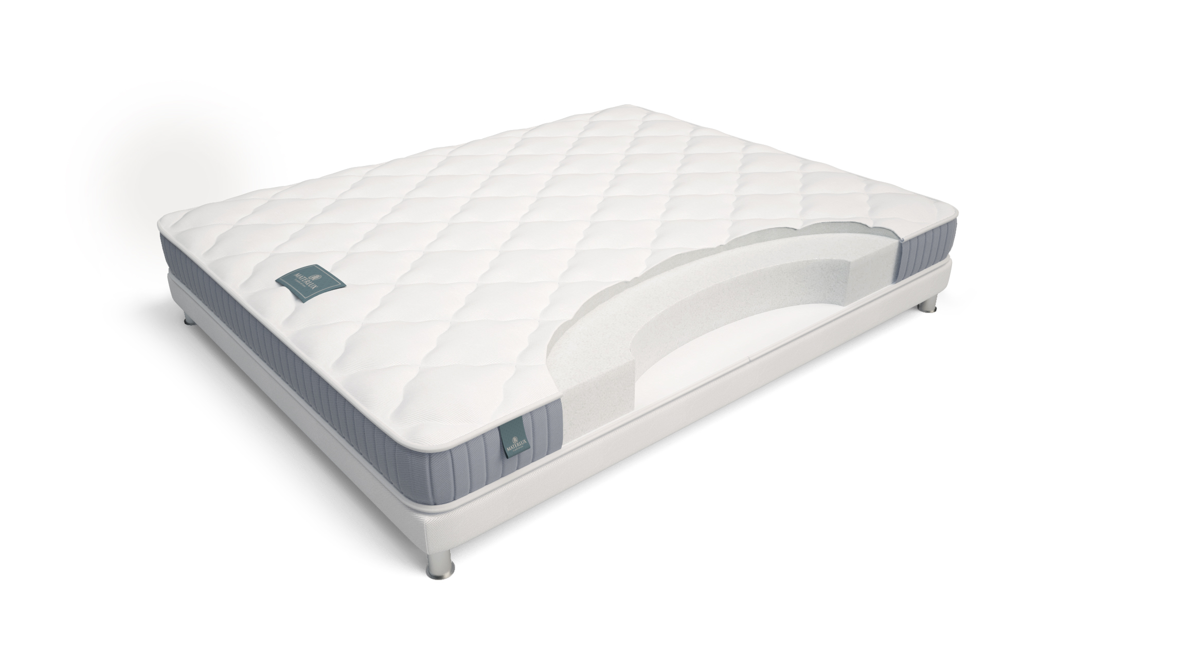 

Матрас Materlux Palermo Cotone 120х190, Белый, Palermo Cotone