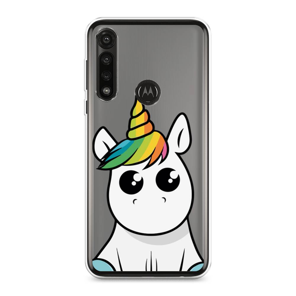 

Силиконовый чехол "Глазастый единорог" на Motorola Moto G Power 2020, Глазастый единорог