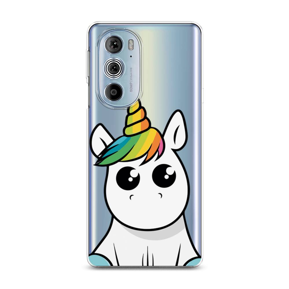 

Силиконовый чехол "Глазастый единорог" на Motorola Edge 30 Pro, Глазастый единорог