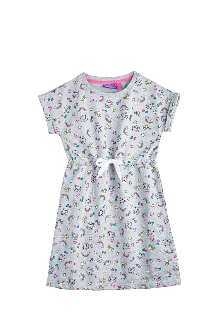 

Платье детское Max&jessi SS20C30300518 светло-серый р.104, SS20C30300518
