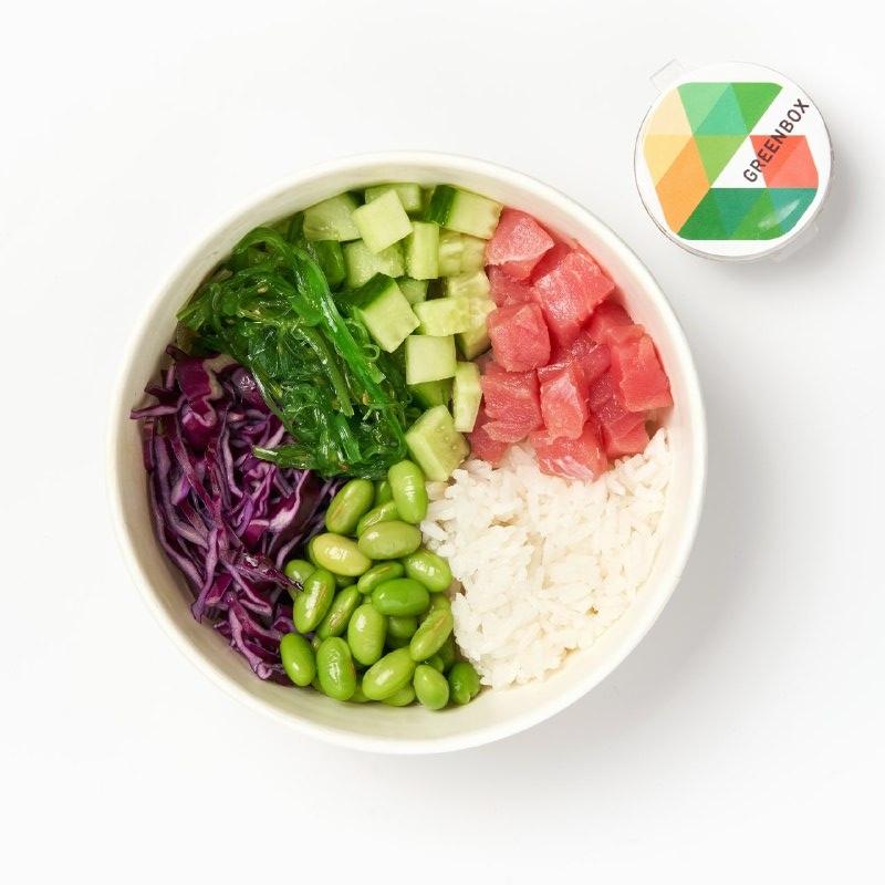 

Поке Greenbox с лососем и овощами, 275 г