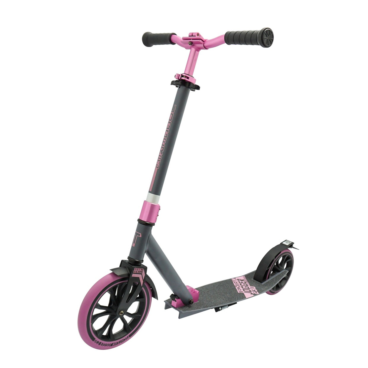 

Самокат Tech Team Jogger 230 black/pink, Черный;розовый