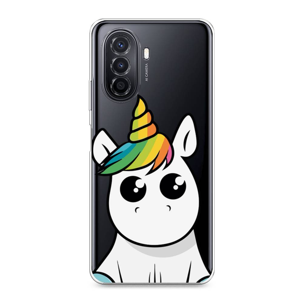 

Силиконовый чехол "Глазастый единорог" на Huawei Nova Y70, Глазастый единорог