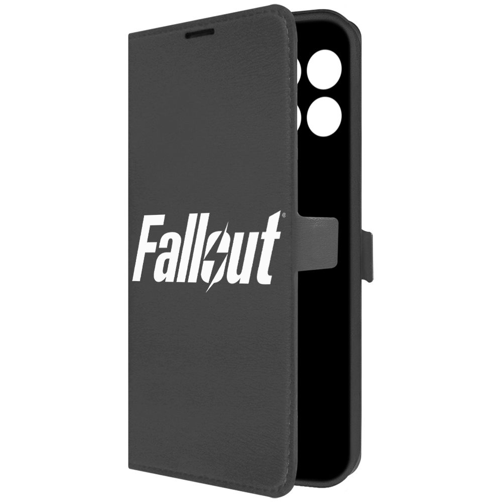 

Чехол-книжка Krutoff Eco Book для Honor X8 5G Fallout черный
