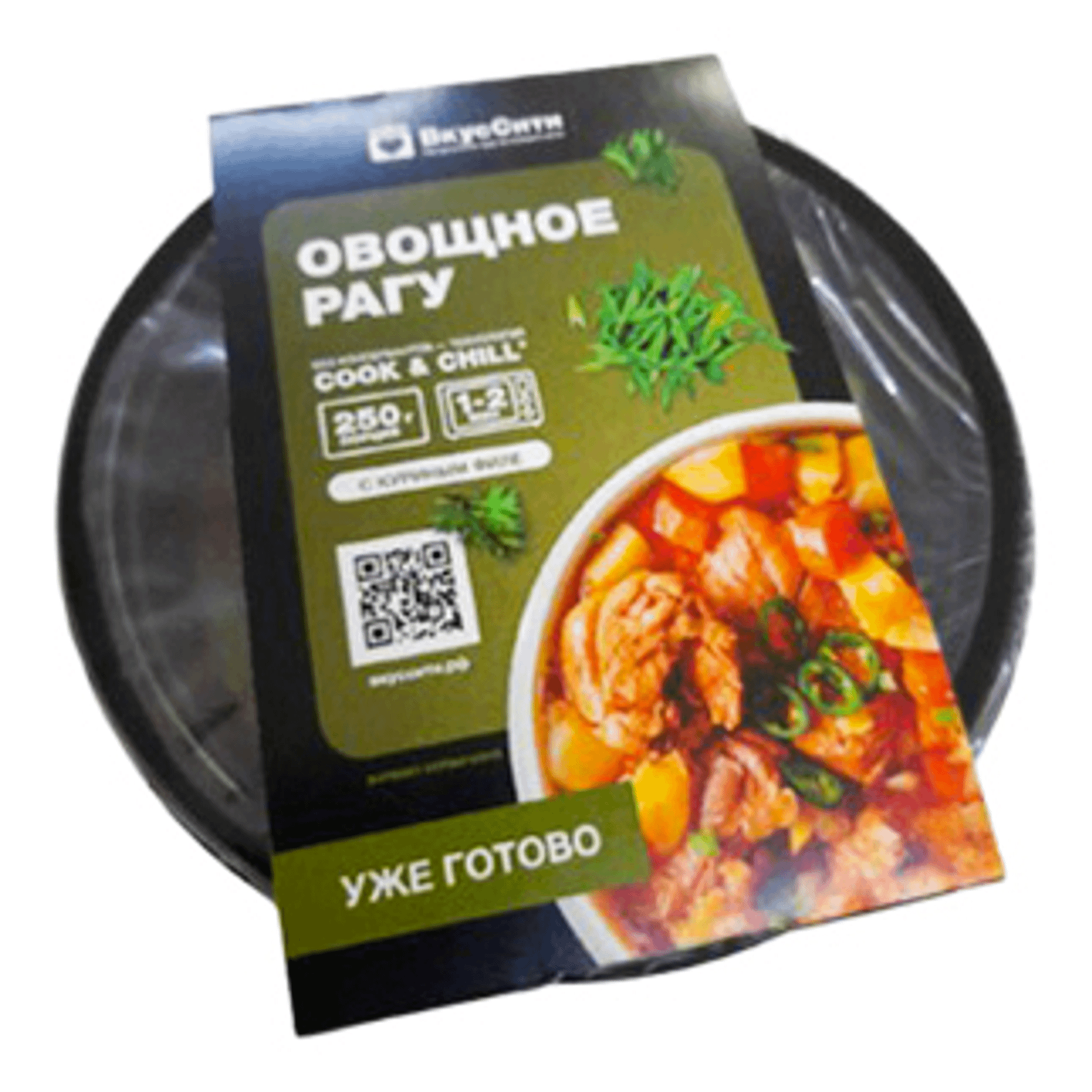 

Рагу ВкусСити овощное с куриным филе 250 г