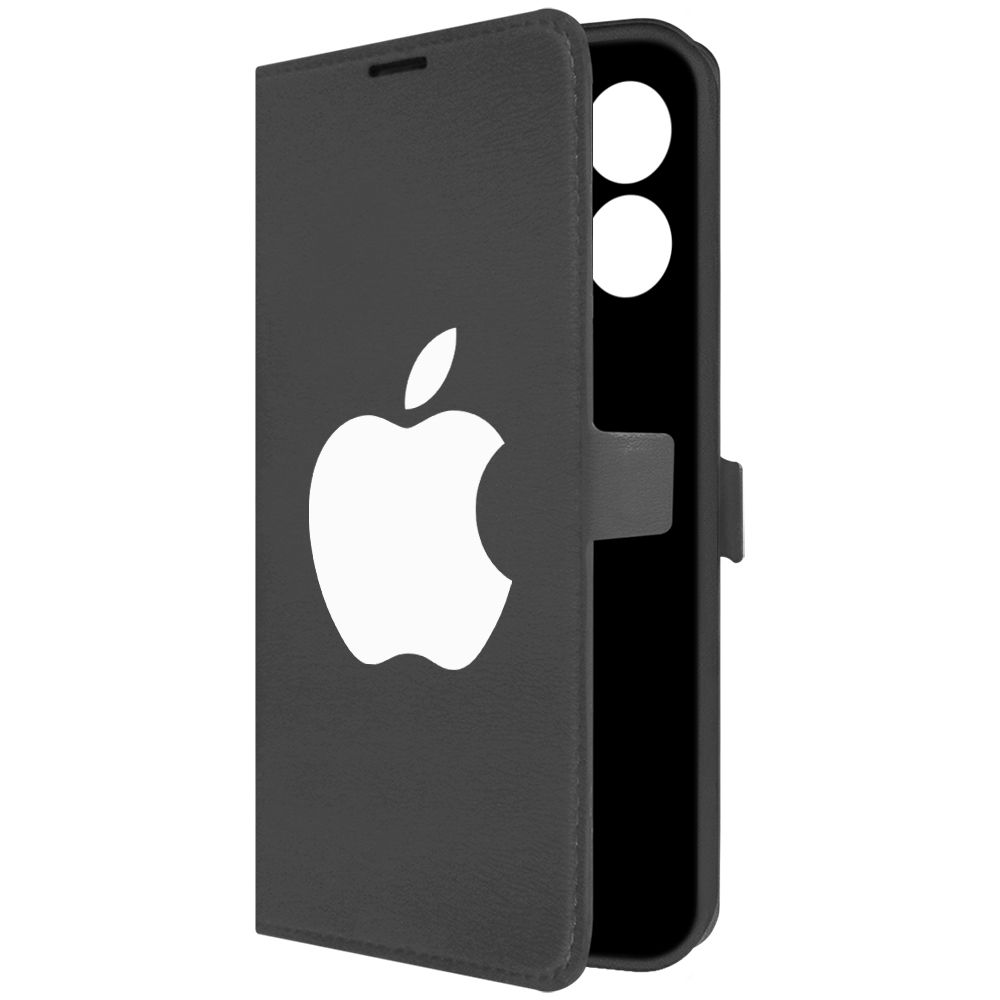 

Чехол-книжка Krutoff Eco Book для Honor X7a Plus Apple черный