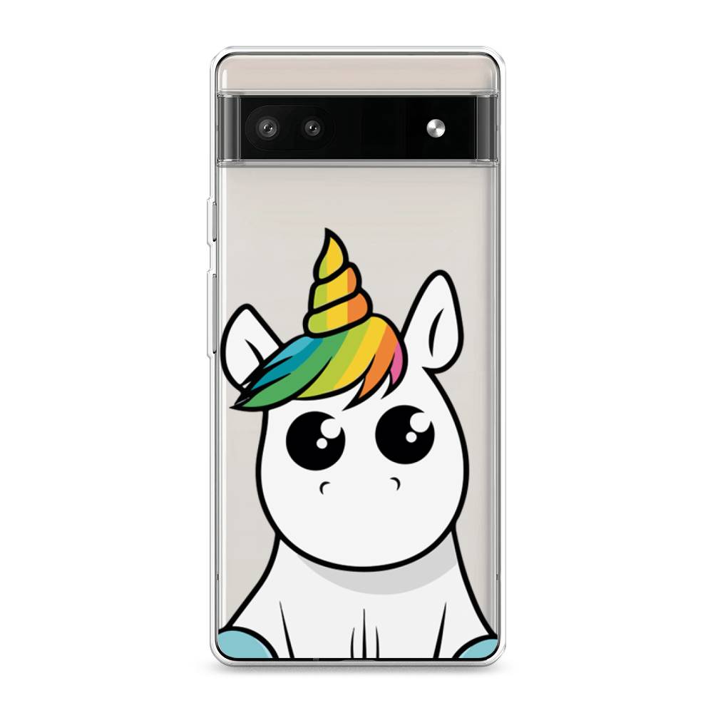 

Силиконовый чехол "Глазастый единорог" на Google Pixel 6A, Глазастый единорог