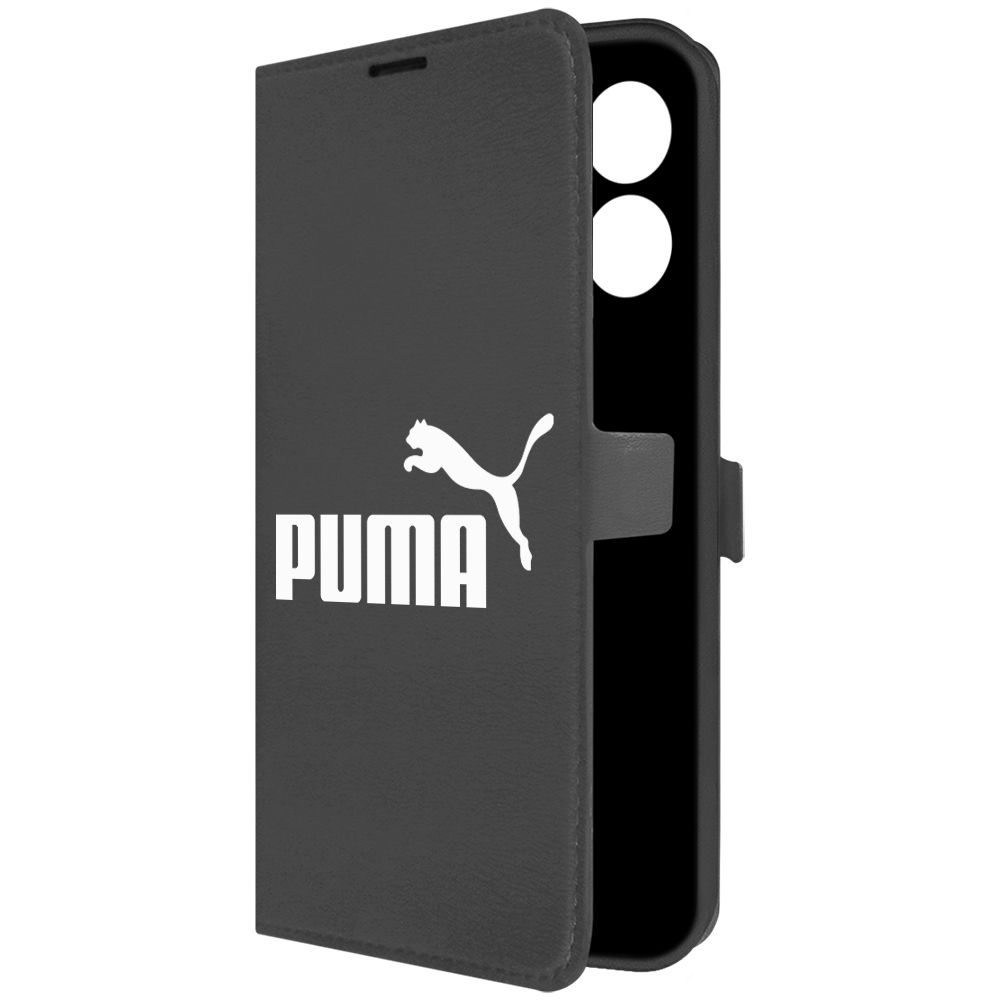 

Чехол-книжка Krutoff Eco Book для Honor X7a Plus Puma (Пума) (черный)