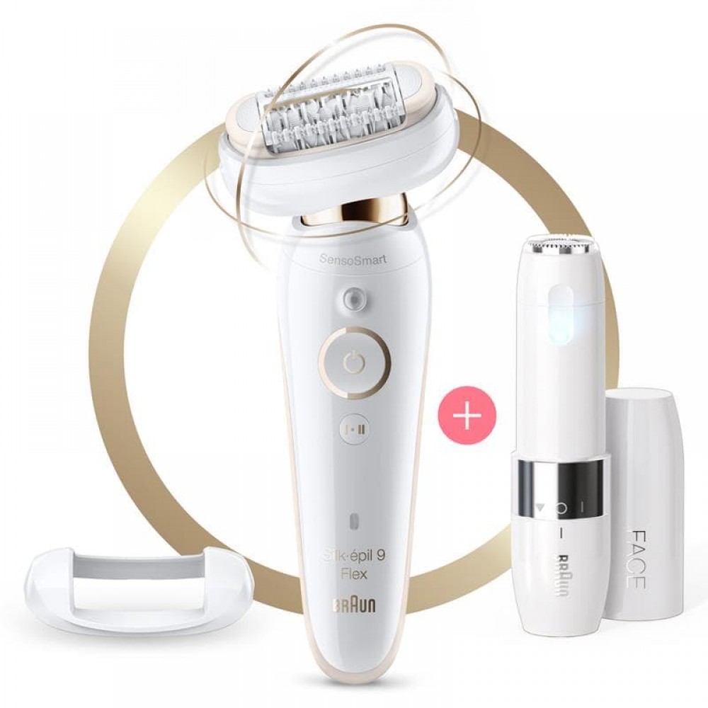 

Эпилятор Braun SES 9005 3D белый, SES 9005 3D