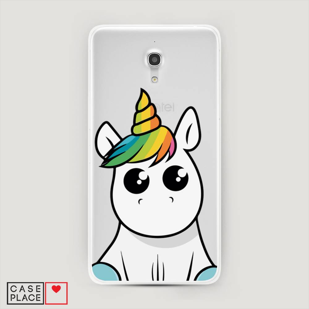 

Силиконовый чехол "Глазастый единорог" на Alcatel Pixi 4 (5) 5045D, Глазастый единорог