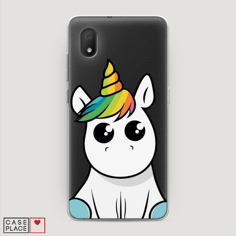 

Силиконовый чехол "Глазастый единорог" на Alcatel 1B (2020) 5002D, Глазастый единорог