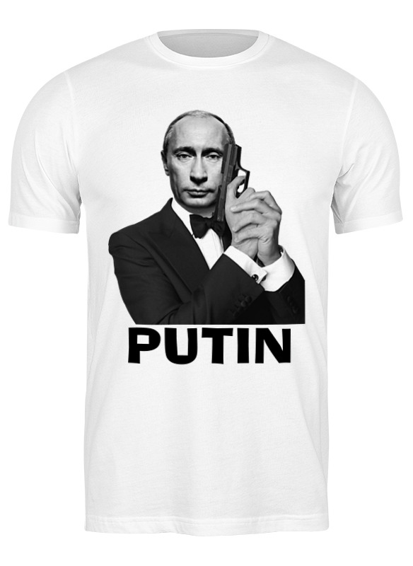 

Футболка мужская Printio Путин белая 3XL, Белый, Путин