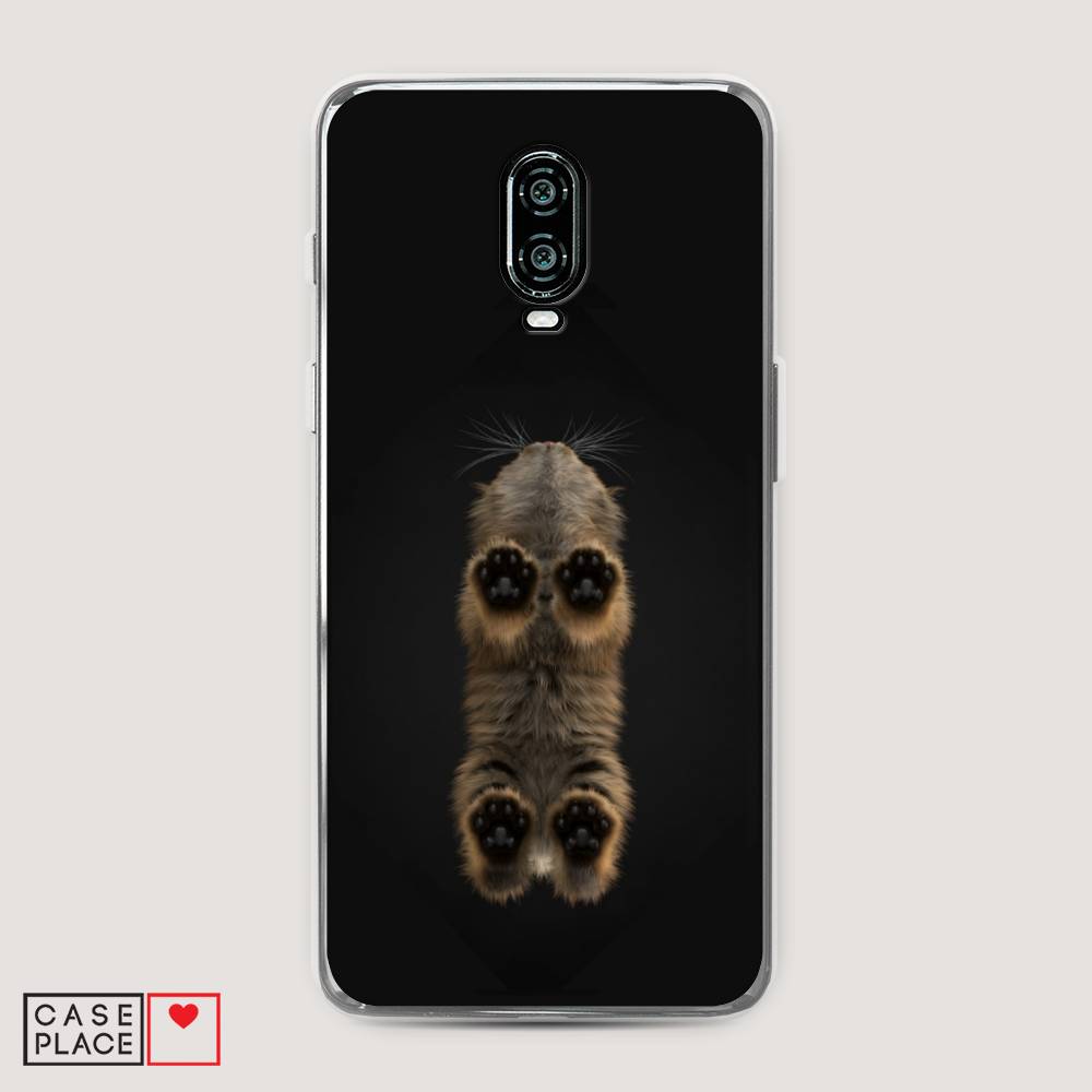 

Чехол Awog на Oneplus 6T / ВанПлас 6T "Кошачьи лапки", Черный, 150650-1