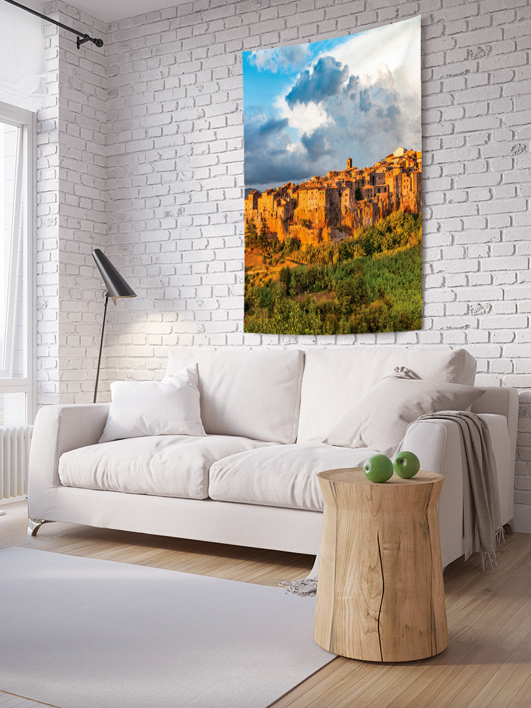

Вертикальное фотопанно на стену JoyArty Старинный поселок 100x150 см, Старинный поселок