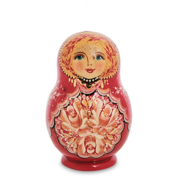 

Матрешка Розовая Марьюшка, Красный