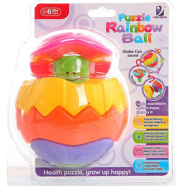 

Головоломка шар Puzzle Rainbow Ball PVC 23х19х12 см.