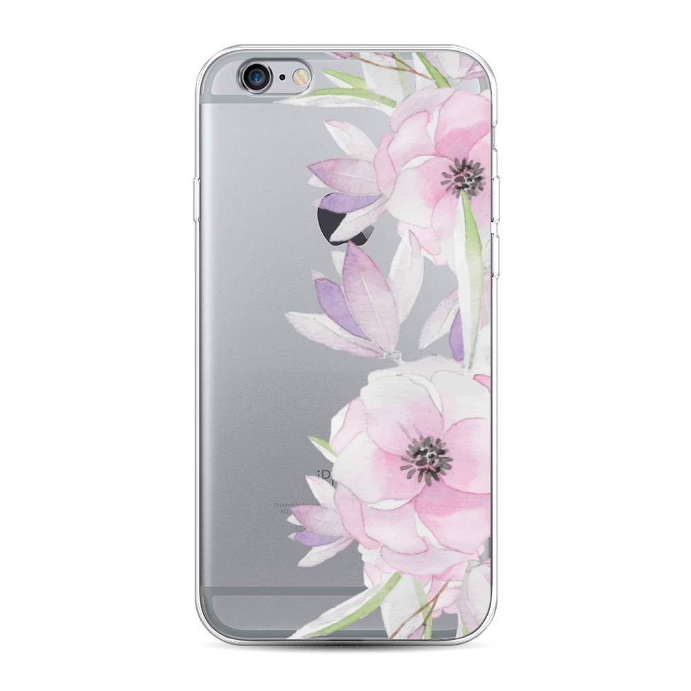 

Чехол Awog на Apple iPhone 6S / Айфон 6S "Нежные анемоны", Разноцветный, 0104S50-8