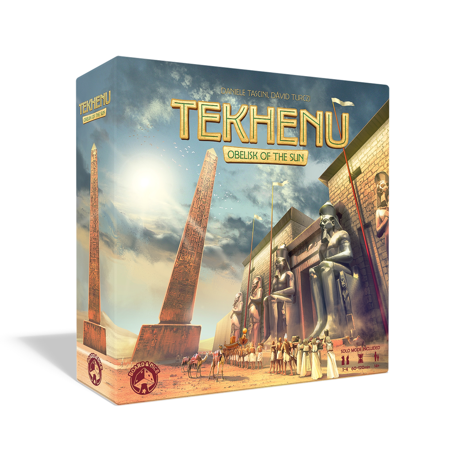 Настольная игра Board&Dice Tekhenu: Obelisk of the Sun на английском в тени обелиска