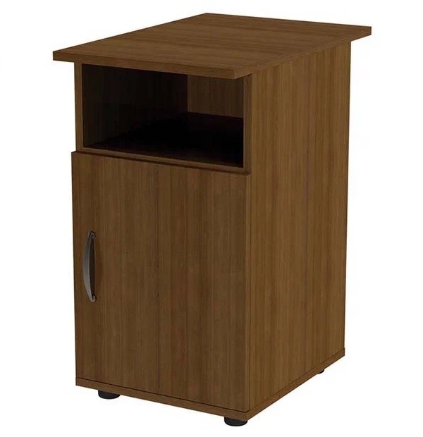 

Тумба приставная "Эко", 405х600х740 мм, дверь, полка, орех, 400993-19, Коричневый, Тумба приставная "Эко", 405х600х740 мм, дверь, полка, орех, 400993-19