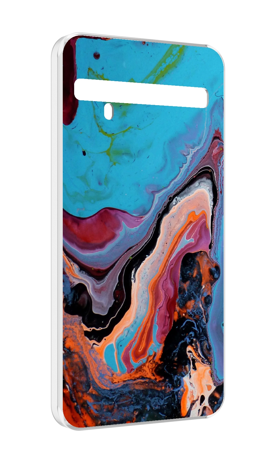 

Чехол MyPads смешанные краски для TCL 10 Pro / TCL 10 + Plus, Прозрачный, Tocco