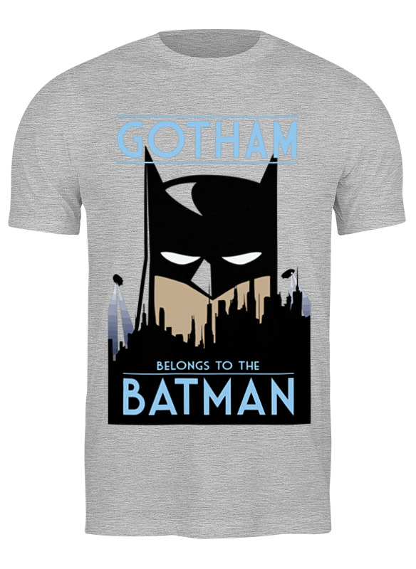 

Футболка мужская Printio Бэтмен (batman) серая S, Серый, Бэтмен (batman)