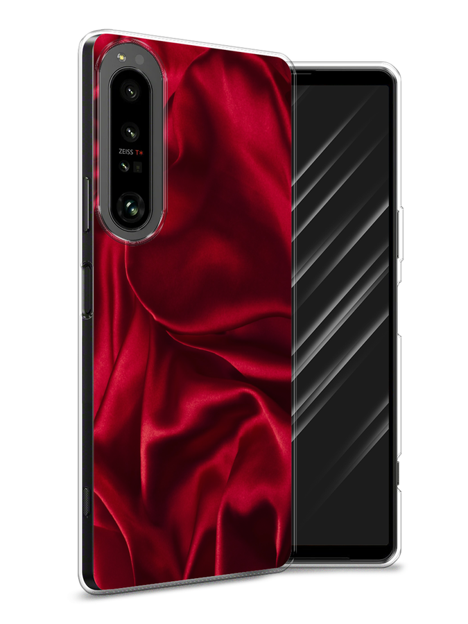 

Чехол Awog на Sony Xperia 1 IV "Текстура красный шелк", Разноцветный, 55150-3