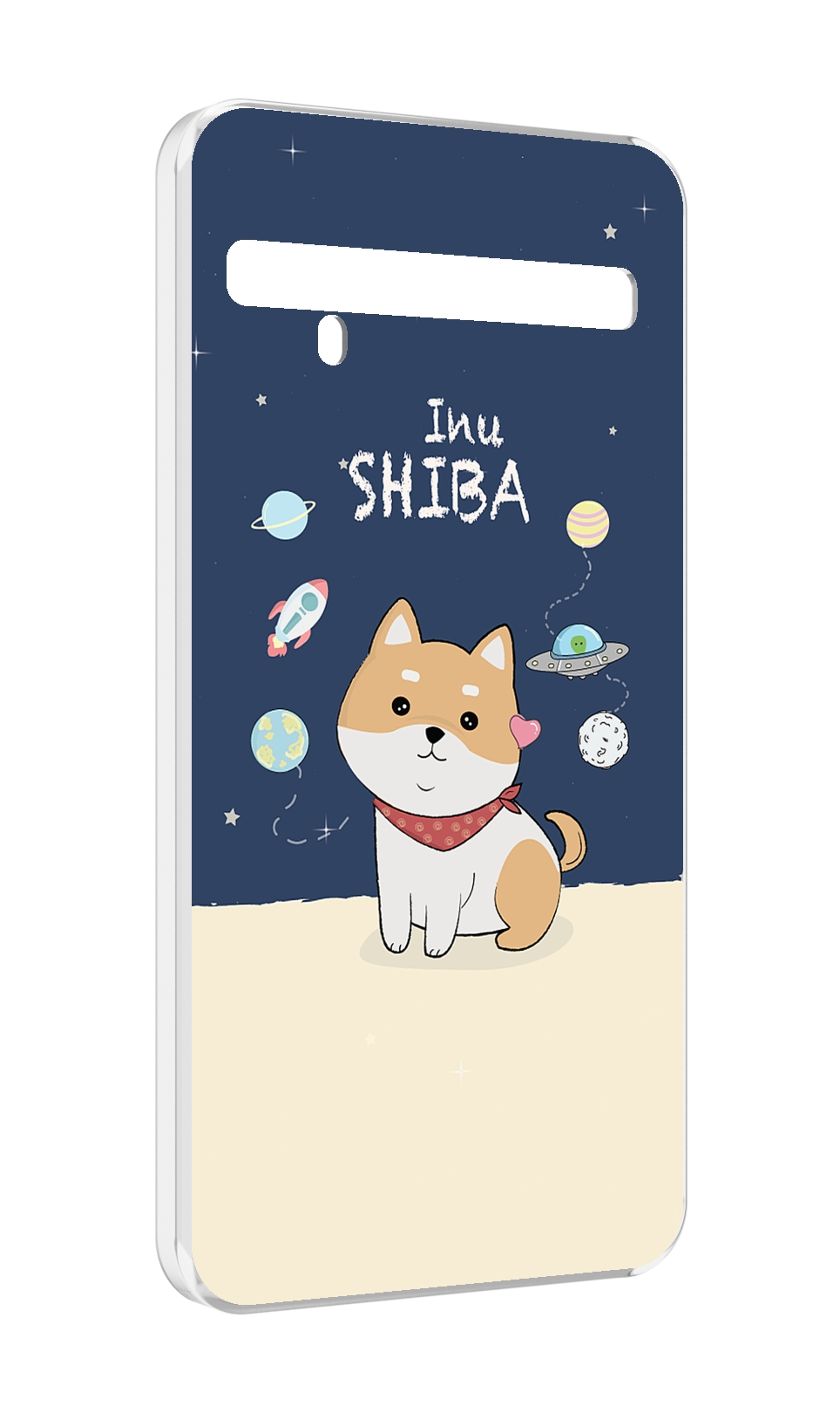 

Чехол MyPads сиба-шиба-ину для TCL 10 Pro / TCL 10 + Plus, Прозрачный, Tocco