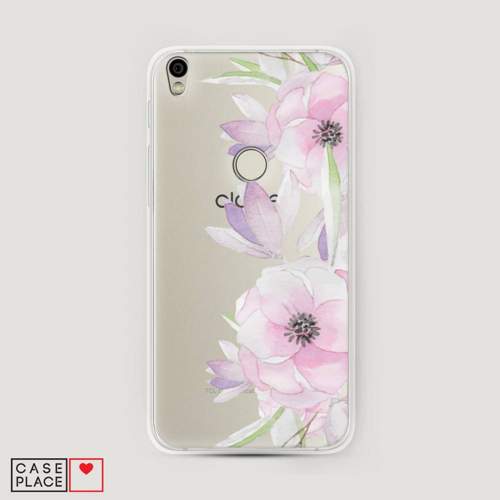 

Чехол Awog на Alcatel Shine Lite / Алкатель Shine Lite "Нежные анемоны", 170350-8