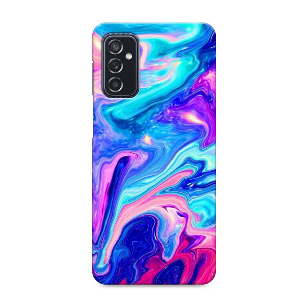 фото Пластиковый чехол "потеки краски" на samsung galaxy m52 awog