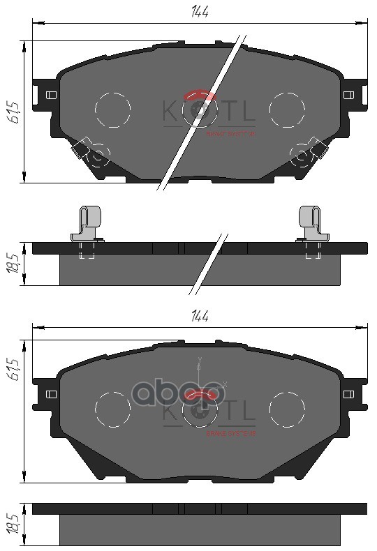 

Колодки Тормозные Дисковые Передние/Задние К-Т Мiтsuвisнi Fusо Саntеr Тf (Е-5) KOTL 3611kt