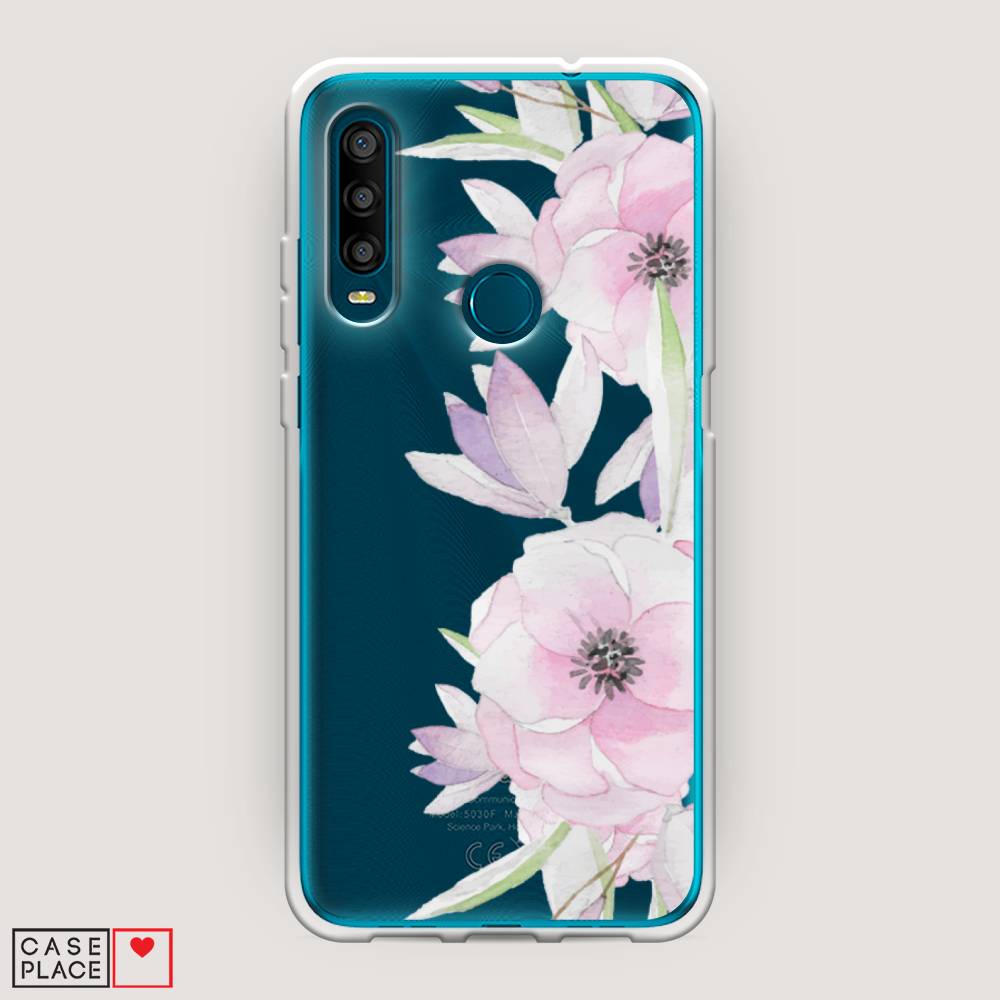 

Чехол Awog на Alcatel 1SE (2020) / Алкатель 1SE (2020) "Нежные анемоны", Разноцветный, 171250-8