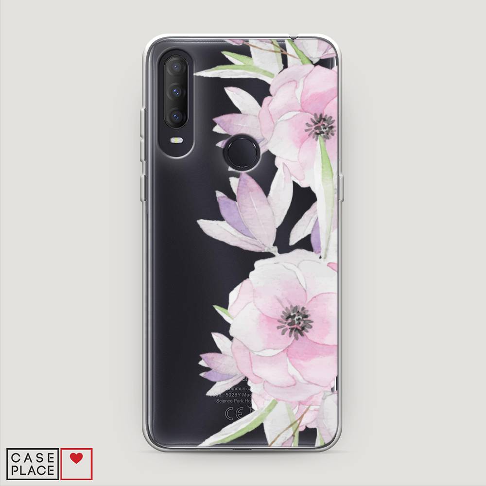 

Чехол Awog на Alcatel 1S (2020) / Алкатель 1S (2020) "Нежные анемоны", Разноцветный, 170850-8