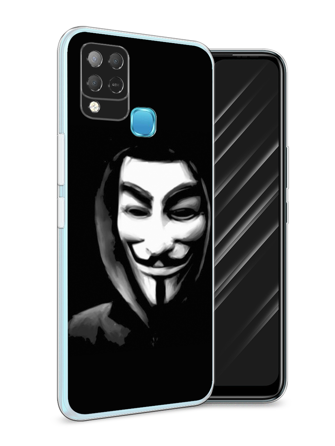 

Чехол Awog на Infinix HOT 10S "Анонимус", Разноцветный, 3100250-5