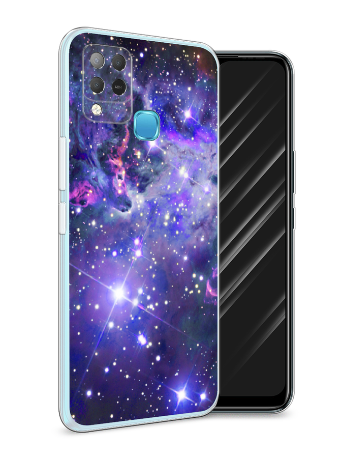 

Чехол Awog на Infinix HOT 10S "Яркая галактика", Разноцветный, 3100250-4