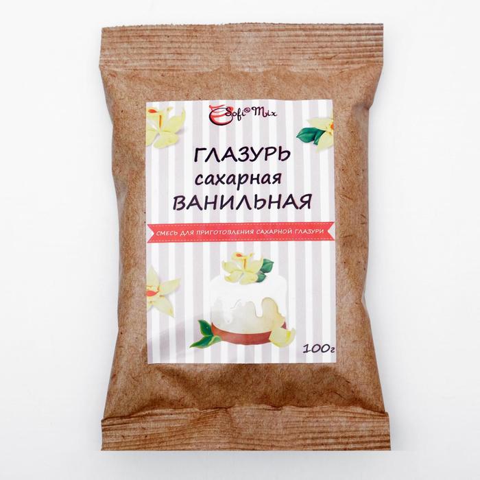 фото Глазурь сахарная ванильная, 100 г foodmix