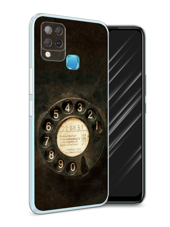 

Чехол Awog на Infinix HOT 10S "Старинный телефон", Разноцветный, 3100250-5