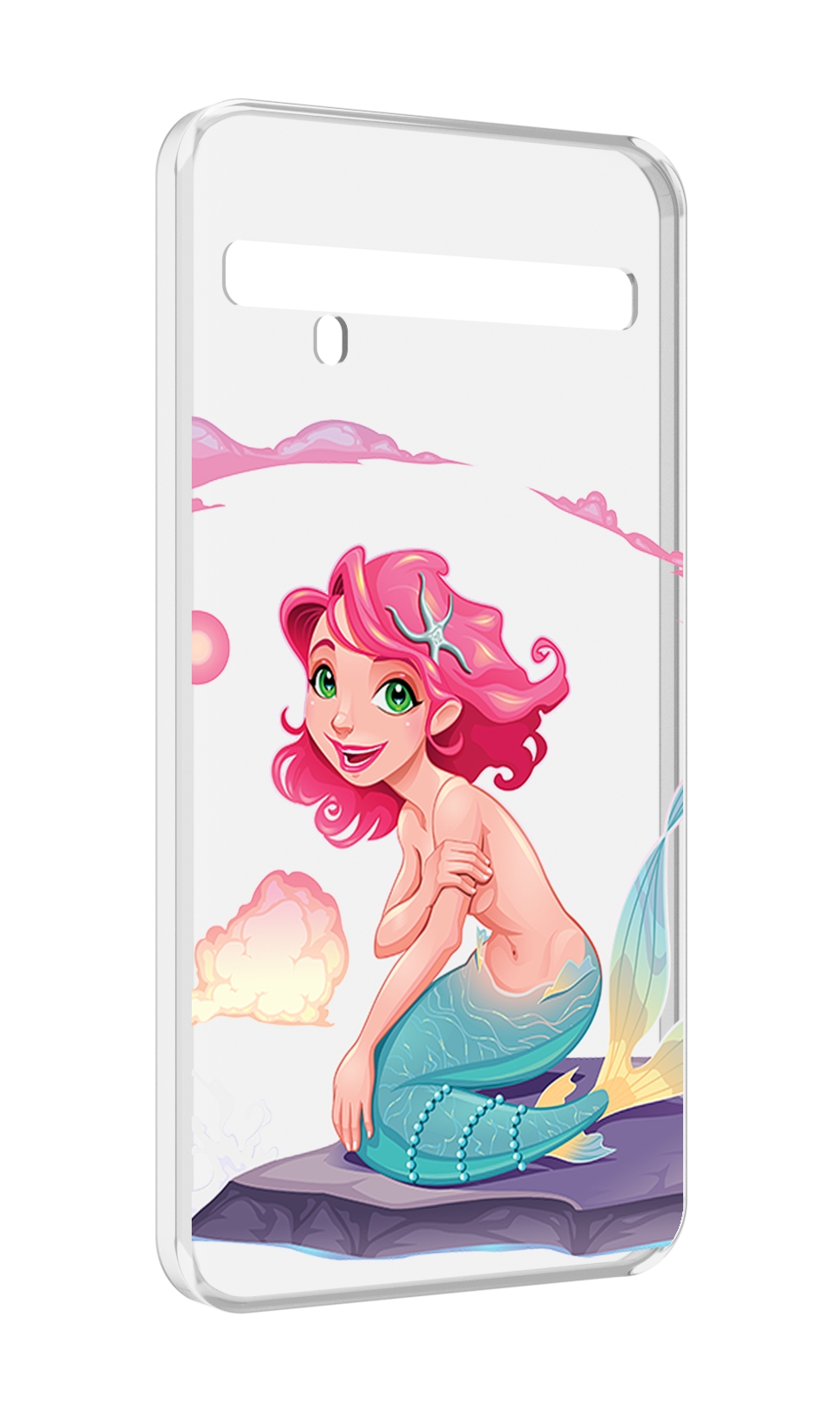 

Чехол MyPads русалочка для TCL 10 Pro / TCL 10 + Plus, Прозрачный, Tocco
